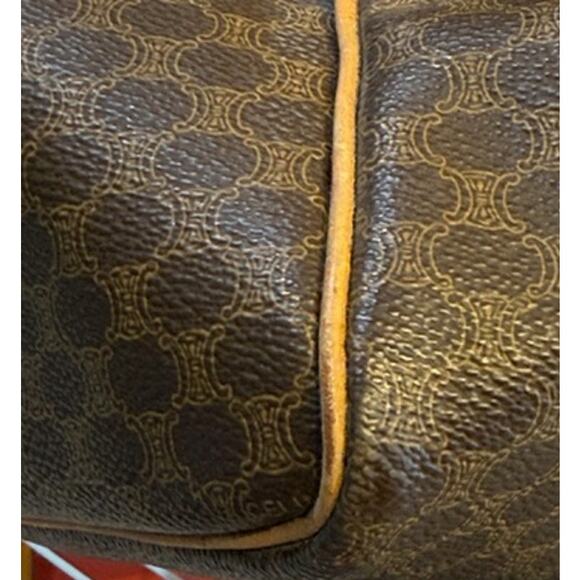 Celine Vintage Macadam Boston Bag*Beautiful Vintage Condition! w/Celine Lock/Key - Picture 8 of 13